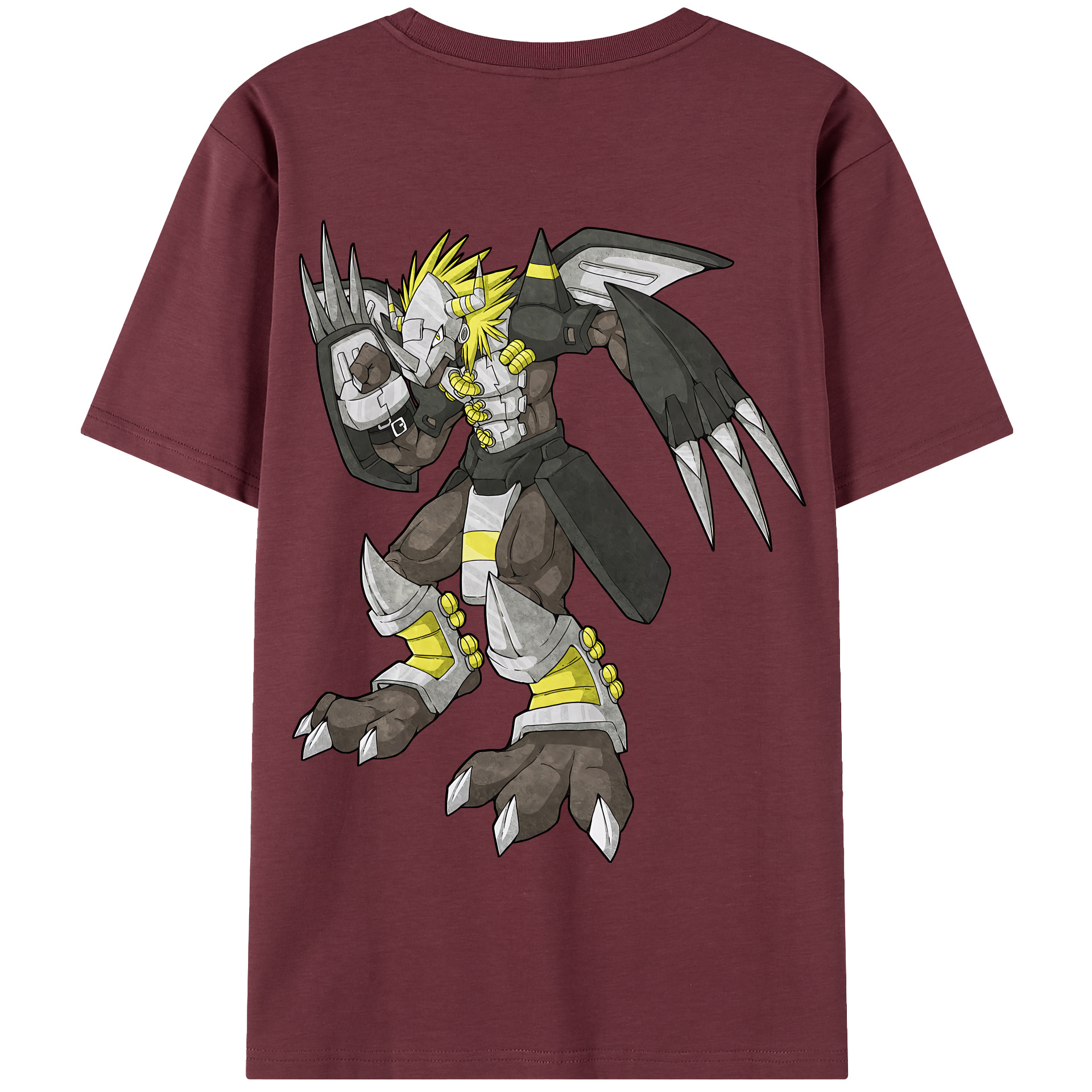 （画像用） Digimon デジタルモンスター/デジモン 綿100％半袖Tシャツ（背面プリント）
